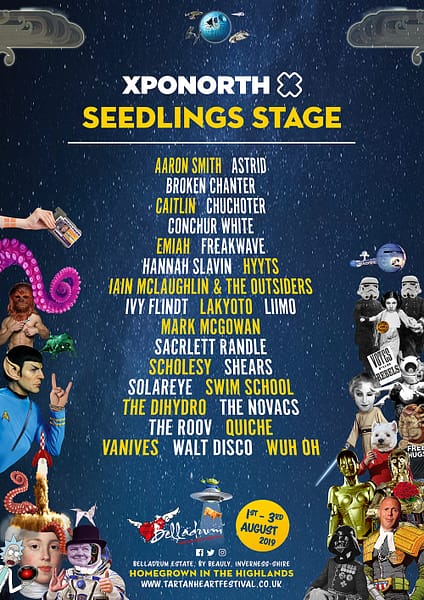 Seedlings 2019 424x600 - XpoNorth Seedlings Stage line-up announced  for Belladrum 2019