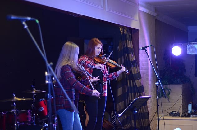 Just the 2 3 at Charity Fundraiser Elgin 11112017  - Elgin Fundraiser Gig, 12/11/2017 - Review