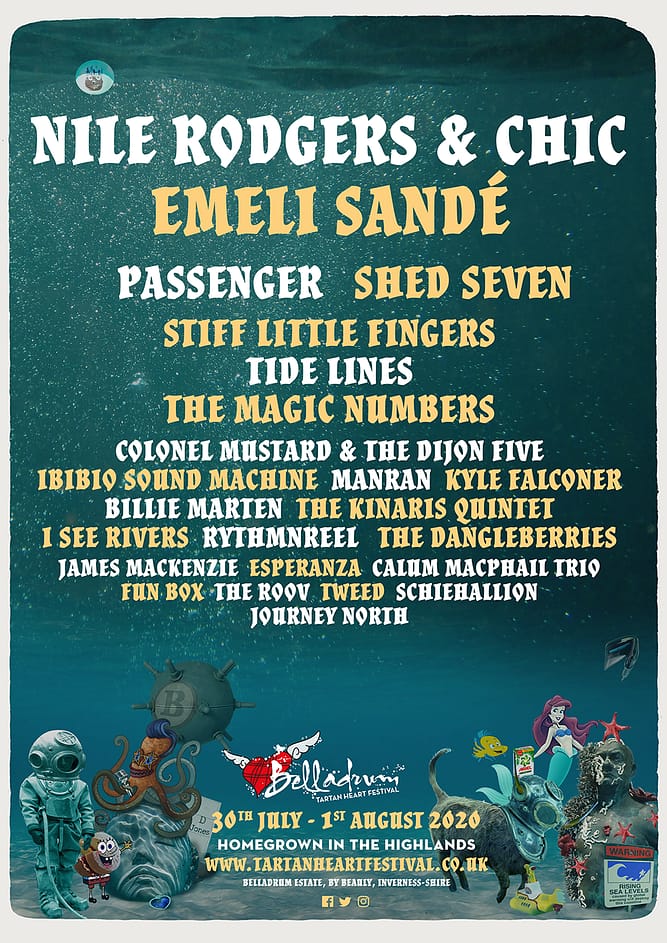 bella 2020 1 424x600 - Nile Rodgers, Emeli Sandé, Shed Seven and more announced for Belladrum 2020.
